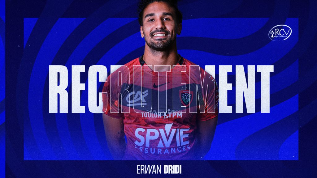 Rugby : RC Vannes Erwan Dridi