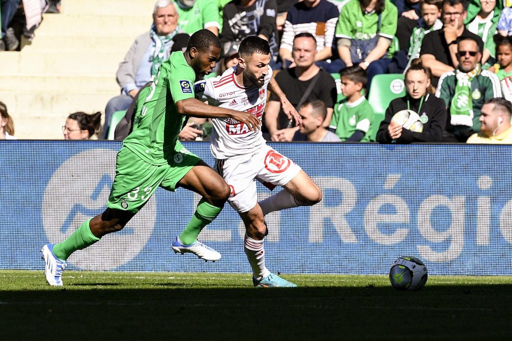 Le Stade Brestois chute à Saint-Etienne (1-2)