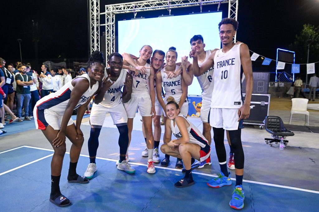 Basket 3x3 : les deux équipes de France sur le podium des Jeux méditerranéens
