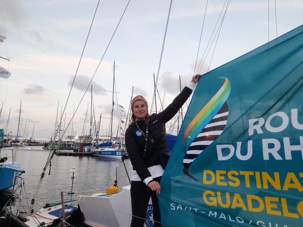 Morgane Ursault-Poupon se confie avant le départ de la Route du Rhum